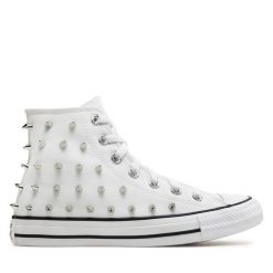 Trampki Converse. Białe trampki i tenisówki damskie Converse, bez wzorów, retro, bez zapięcia. Za 269.99 zł.