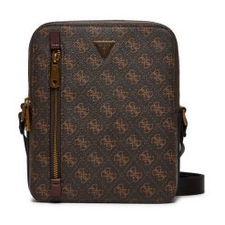 Saszetka Guess. Brązowe saszetki męskie Guess, młodzieżowe, małe. Za 229.99 zł.