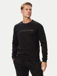 BOSS Bluza Authentic 50554791 Czarny Regular Fit. Czarne bluzy męskie Boss, m, bez wzorów, z bawełny, bez kaptura. Za 379.99 zł.