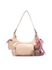 Guess Torebka J6YZ28 W2574 Różowy jasny. Czerwone torby i plecaki dziecięce Guess, ze skóry. Za 434.99 zł.