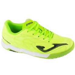 Buty halowe do piłki nożnej chłopięce, Evolution Jr 25 EVJW IN. Żółte buty sportowe chłopięce Joma, bez wzorów, bez zapięcia, do piłki nożnej. Za 149.99 zł.