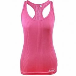 Koszulka treningowa damska Reebok AUWG7760B76. Czerwone koszulki sportowe damskie Reebok, l, bez wzorów, z bawełny, bez kołnierzyka, bez ramiączek, na fitness i siłownię. Za 118.00 zł.