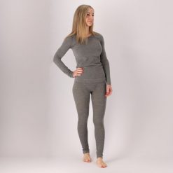 Spodnie termoaktywne damskie - Multi Grey - 2 sztuki. Szare spodnie sportowe damskie XTREME, xl, bez wzorów, z elastanu, do piłki nożnej. Za 440.79 zł.