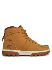 DC Shoes Trzewiki Woodland ADYB700042 Brązowy. Brązowe botki męskie DC Shoes, bez wzorów, ze skóry, bez zapięcia. Za 459.99 zł.