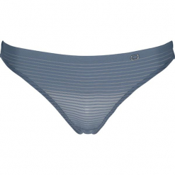 Stringi "Columbus Ave" w kolorze niebieskoszarym. Niebieskie stringi damskie marki ESPRIT. W wyprzedaży za 43.95 zł.