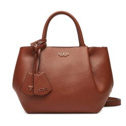 Torebka Guess. Brązowe torebki do ręki damskie Guess, z aplikacjami, klasyczne, bez dodatków. Za 579.99 zł.