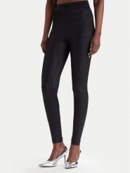 Versace Jeans Couture Legginsy 80HAC101 J0064 Czarny Slim Fit. Czarne jeansy damskie Versace Jeans Couture, bez wzorów, z jeansu. Za 629.99 zł.