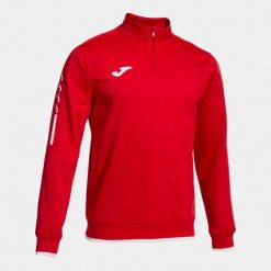 Bluza Joma Olimpiada. Czerwone bluzy męskie Joma, m, bez wzorów, z dresówki, bez kaptura, na fitness i siłownię. Za 249.50 zł.