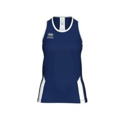 Errea Regis Damski Tank Top Damskie. Niebieskie koszulki sportowe damskie ERREA, s, bez wzorów, bez kołnierzyka, bez ramiączek, do biegania. Za 237.00 zł.