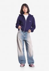 Bluza sportowa damska Prosto Bomb z kapturem. Niebieskie bluzy damskie Prosto., m, z aplikacjami, z bawełny, z kapturem. Za 249.99 zł.