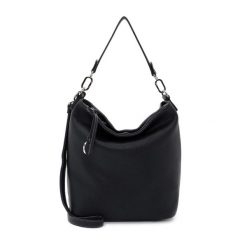 SURI FREY Worek SFY Debby Torebki 1 ct Czarny Damski. Czarne torby na ramię damskie Suri Frey, z aplikacjami, z materiału, eleganckie, z tłoczeniem, bez dodatków. Za 278.99 zł.