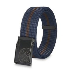 Pasek parciany BETLEWSKI PRC-08_GR-3 XL granatowy. Niebieskie paski damskie Betlewski, bez wzorów, z materiału. Za 34.99 zł.