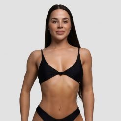 Góra od bikini damska pływanie bez fiszbin czarna CURACAO. Czarne bikini damskie GYMBEAM, m, bez wzorów. Za 109.90 zł.