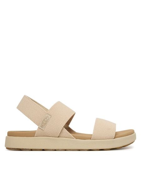 Keen Sandały Elle Backstrap 1031704 Beżowy jasny. Brązowe sandały damskie Keen, bez wzorów, z materiału, bez obcasa, na płaskiej podeszwie, bez zapięcia. Za 379.99 zł.