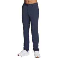 Spodnie męskie Skechers Premium Everywhere. Niebieskie spodnie sportowe męskie Skechers, m, bez wzorów, z materiału, na fitness i siłownię. Za 390.00 zł.
