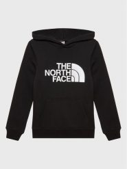 The North Face Bluza Drew Peak NF0A82EN Czarny Regular Fit. Czarne bluzy dla chłopców The North Face, bez wzorów, z bawełny, bez ramiączek, bez kaptura. Za 209.99 zł.