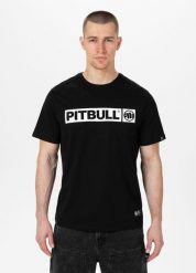 Koszulka bawełniana sportowy t-shirt dla dorosłych Hilltop. Czarne t-shirty męskie PITBULL, na lato, m, z aplikacjami, z bawełny, klasyczne, bez kołnierzyka. Za 89.00 zł.