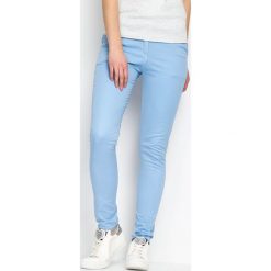 Niebieskie Spodnie Imagery. Spodnie materiałowe damskie marki Born2be. Za 49.99 zł.
