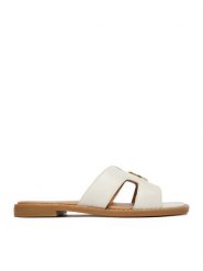 Beverly Hills Polo Club Klapki EO-WI16-ALYSHA-02 Biały. Białe klapki damskie Beverly Hills Polo Club, bez wzorów, ze skóry, bez obcasa. Za 279.99 zł.