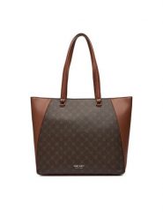 Nine West Torebka EO-WYOMING-LDA8449 Brązowy. Brązowe torebki do ręki damskie Nine West, bez wzorów, z materiału, bez dodatków. Za 349.99 zł.