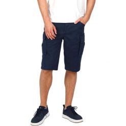 Szorty Męskie Timberland Poplin. Niebieskie krótkie spodenki sportowe męskie Timberland, m, bez wzorów, trekkingowe. Za 294.75 zł.