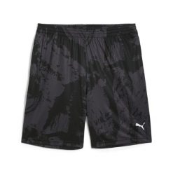 Szorty Puma Train All Day AOP. Czarne krótkie spodenki sportowe męskie Puma, s, bez wzorów, z materiału, na fitness i siłownię. Za 141.99 zł.
