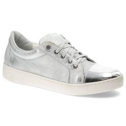 Srebrne Sneakersy Marshall Damskie Stylowe Obuwie. Szare obuwie sportowe damskie Marshall, bez wzorów, ze skóry. Za 269.00 zł.