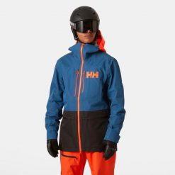 Kurtka narciarska Helly Hansen Elevation Infinity 3.0. Niebieskie kurtki męskie Helly Hansen, na zimę, m, bez wzorów, sportowe, bez kaptura. W wyprzedaży za 2,734.00 zł.