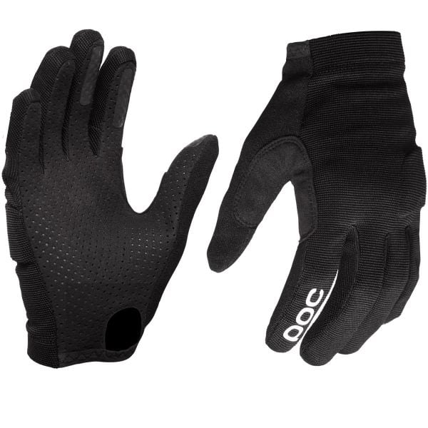 Rękawiczki rowerowe POC Essential DH Glove. Czarne rękawiczki męskie POC, bez wzorów, z materiału. Za 303.55 zł.