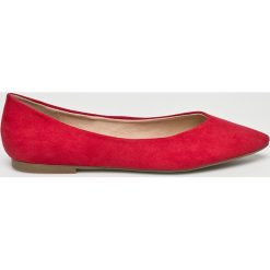 Corina - Baleriny. Różowe baleriny damskie Corina, z materiału. W wyprzedaży za 79.90 zł.