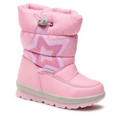Śniegowce Garvalin. Czerwone buty zimowe dziewczęce Garvalin, bez zapięcia. Za 249.99 zł.