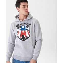 Bluza z nadrukiem Kapitan Ameryka - Szary. Bluzy męskie marki House. Za 99.99 zł.