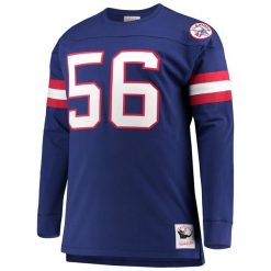 Sweatshirt Mitchell & Ness Ls New York Giants. Niebieskie bluzy męskie Mitchell & Ness, m, bez wzorów, bez kaptura. Za 477.50 zł.