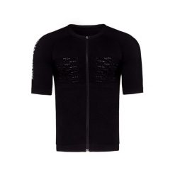 Koszulka rowerowa męska X-Bionic Effektor 4.0 Bike Zip black. Czarne buty sportowe męskie X Bionic, m, bez wzorów, bez kołnierzyka, bez ramiączek, rowerowe. W wyprzedaży za 748.85 zł.