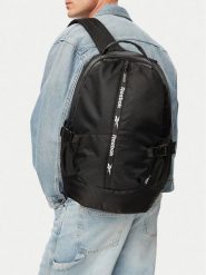 Reebok Plecak WBEO-RBK-M-006-10 Czarny. Czarne plecaki damskie Reebok, bez wzorów, z materiału, sportowe. Za 149.99 zł.