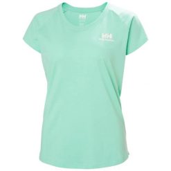 T-shirt damski Helly Hansen Nord Graphic Drop. Niebieskie t-shirty damskie Helly Hansen, l, bez wzorów, z bawełny, casualowe, bez kołnierzyka. Za 194.00 zł.