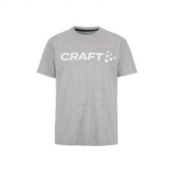 Koszulka sportowa męska Craft Community 2.0. Szare koszulki sportowe męskie Craft, l, bez wzorów, z tkaniny, bez kołnierzyka, bez ramiączek, na fitness i siłownię. Za 169.00 zł.