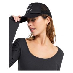 Czapka Trucker dla Kobiety TRUCKIN Czarny. Brązowe czapki i kapelusze damskie Roxy, bez wzorów, z materiału. Za 119.99 zł.