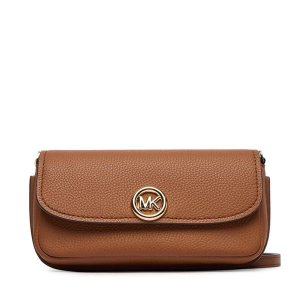 Torebka MICHAEL Michael Kors. Brązowe listonoszki damskie MICHAEL Michael Kors, bez wzorów, bez dodatków. Za 603.99 zł.