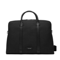 Torba na laptopa Calvin Klein. Czarne torby na laptopa męskie Calvin Klein, bez wzorów. Za 649.99 zł.