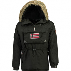 Parka "Beco" w kolorze czarnym. Parki męskie marki bonprix. W wyprzedaży za 363.95 zł.