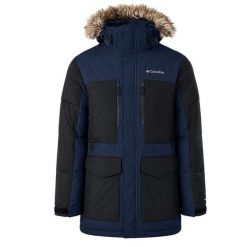 Parka Columbia MARQUAM PEAK FUSION. Czarne parki męskie Columbia, s, bez wzorów, z bawełny, bez kaptura. Za 893.65 zł.