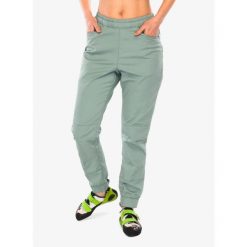 Spodnie wspinaczkowe damskie Black Diamond Notion Pants. Zielone spodnie materiałowe damskie Black Diamond, bez wzorów, wspinaczkowe. Za 312.99 zł.