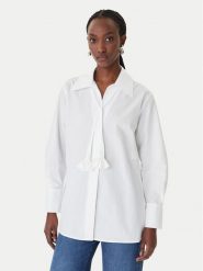 Marella Koszula Tabarin 2613111074 Biały Regular Fit. Białe koszule damskie Marella, bez wzorów, z bawełny, bez kołnierzyka, bez ramiączek. Za 829.99 zł.