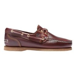 Chaussures CLASSIC BOAT BOAT TB0250772141- BROWN Marron. Brązowe buty sportowe męskie Timberland, z syntetyku, bez zapięcia, żeglarskie. Za 630.50 zł.