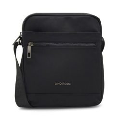 Saszetka GINO ROSSI. Czarne saszetki męskie Gino Rossi, młodzieżowe, małe. Za 99.99 zł.