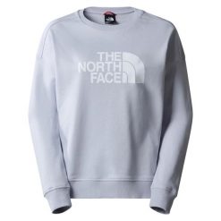 Bluza damska The North Face Drew Peak Crew. Niebieskie bluzy damskie The North Face, m, bez wzorów, sportowe, bez kołnierzyka, bez ramiączek, bez kaptura. Za 331.80 zł.