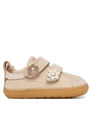 Primigi Półbuty 1410111 M Beżowy. Brązowe półbuty dziewczęce Primigi, bez wzorów, z nubiku, bez zapięcia. Za 249.99 zł.