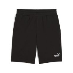 Męskie szorty Essentials 10" z logo No. 1 PUMA Black. Czarne krótkie spodenki sportowe męskie Puma, m, bez wzorów, na fitness i siłownię. Za 129.00 zł.
