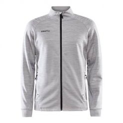 Bluza sportowa męska Craft Adv Unify. Szare bluzy męskie Craft, m, bez wzorów, z poliesteru, bez kaptura, trekkingowe. Za 399.99 zł.